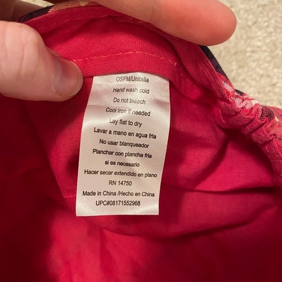 Girls Pink Plaid Hat - Picture 5 of 9